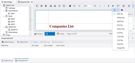 Image result for Report Designer in SQL Server Data Tools