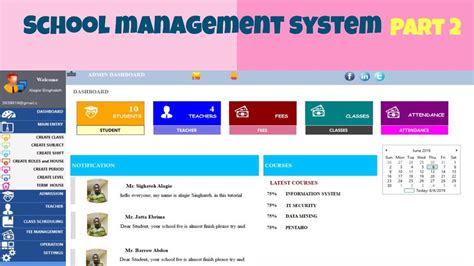 Image result for School Managemtn System Software Front End Example