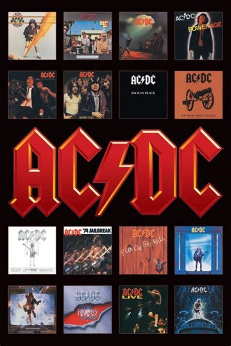 Toradh íomhá ar Alle Albums AC/DC