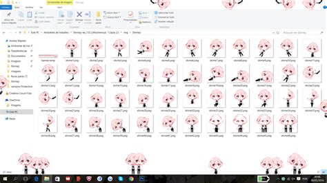 Shimeji Sprite Sheet に対する画像結果