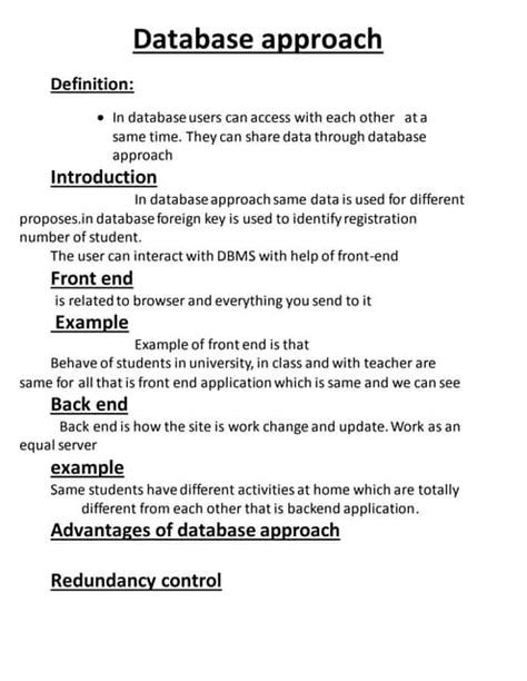 Toradh íomhá ar The Database Approach