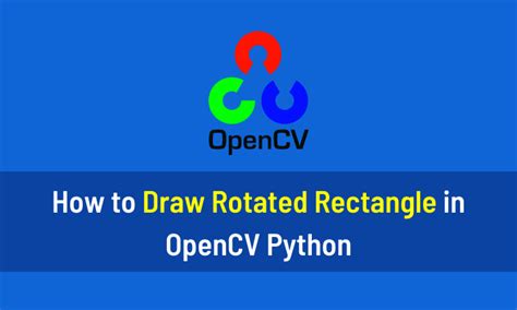 Toradh íomhá ar CV Rectangle Python
