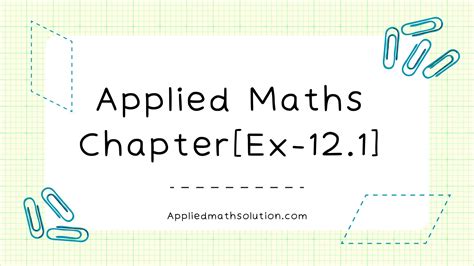 Image result for Applied Maths Class 12