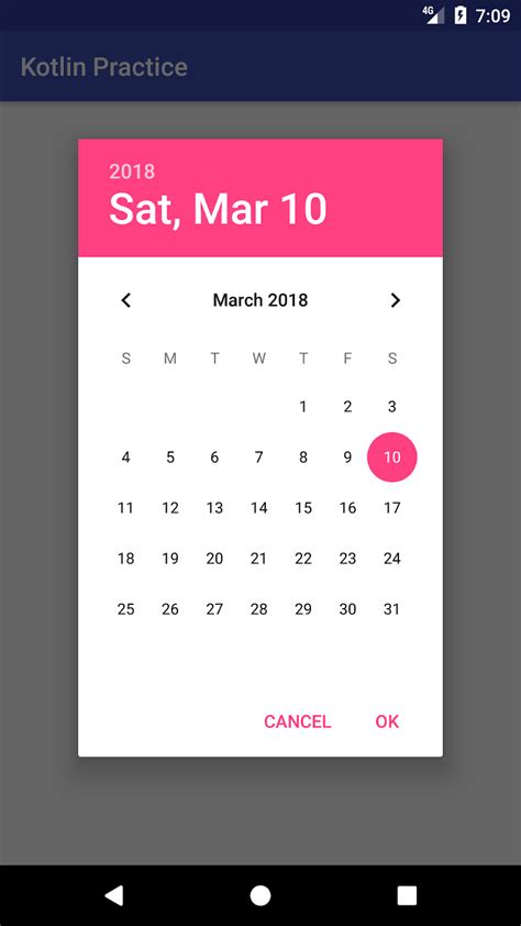 Toradh íomhá ar Week Dialog Selection in Android to Select Mon to Sun Git