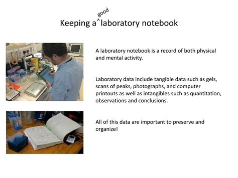 Image result for Laboratory Notebook How To