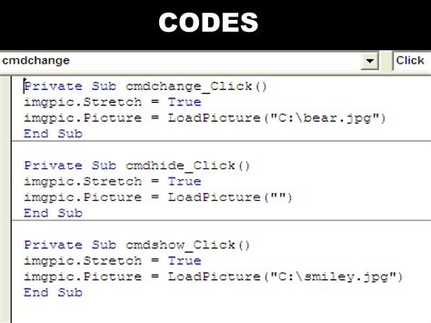 Toradh íomhá ar Slide in Visual Basic Code by Time