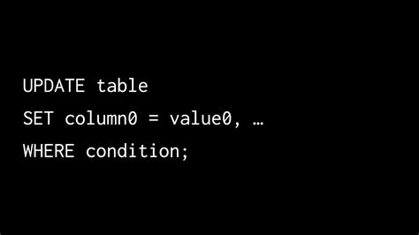 Image result for Teradata SQL Update Syntax