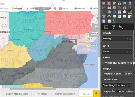 Image result for Power BI Map of Counties Dashboard Examples