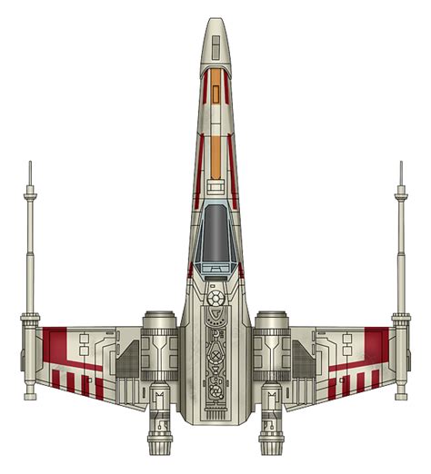Image result for X-Wing Side View Transparent Background