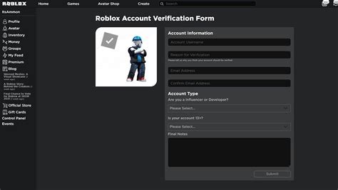Image result for ROBLOX.com Verify
