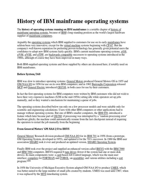 Image result for IBM Operating System