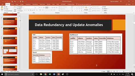 Toradh íomhá ar Normalising Databases
