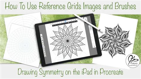 Toradh íomhá ar Procreate Reference Grid PNG