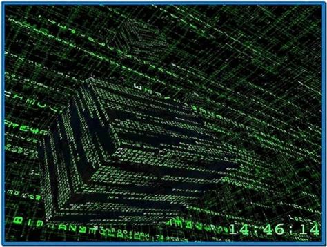 Toradh íomhá ar Matrix Falling Code Screensaver Yellow