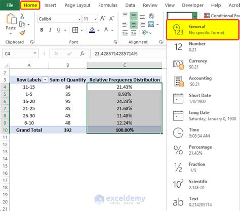 How to Calculate Relative Frequency Excel に対する画像結果