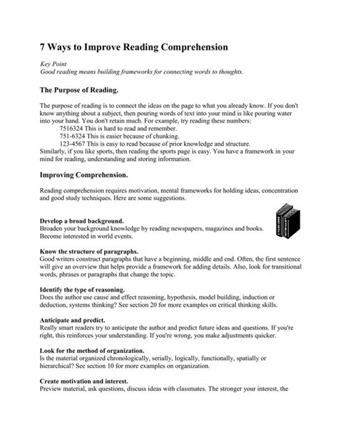 Image result for Improve Reading Comprehension