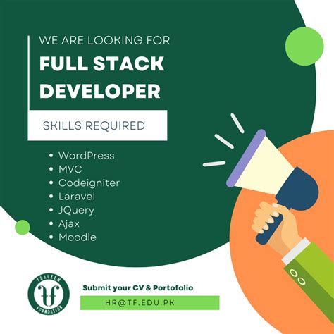 Image result for Full-Stack Developer Job Posting