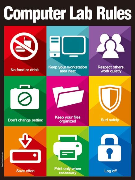 Printable Computer Lab Rules に対する画像結果