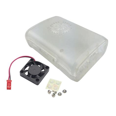 Toradh íomhá ar Raspberry Pi Case with LED Fan and Screen