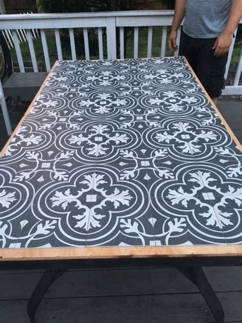 Image result for DIY Tile Patio Table
