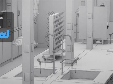 Image result for Office Lab 3D Model