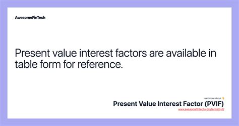 Toradh íomhá ar Present Value Interest Factor Excel-Formula