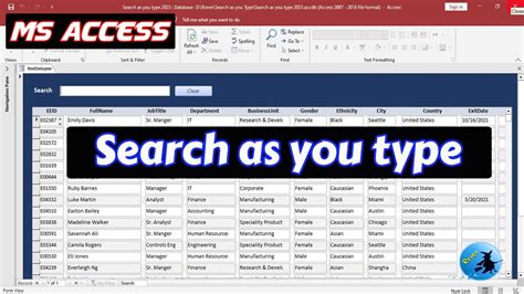 Image result for MS Access Search Button for a Check Number