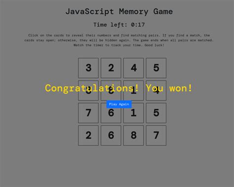 Image result for Memory Game JS Using Canvas