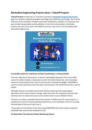 Afbeeldingsresultaten voor Biomedical Projects Examples