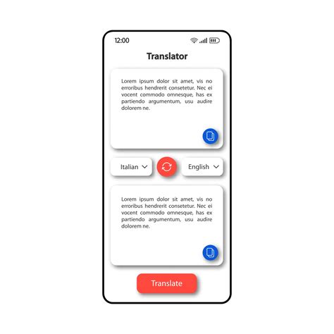 Image result for Language Translator App UI