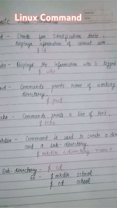 Commans of Linux with Syntax に対する画像結果