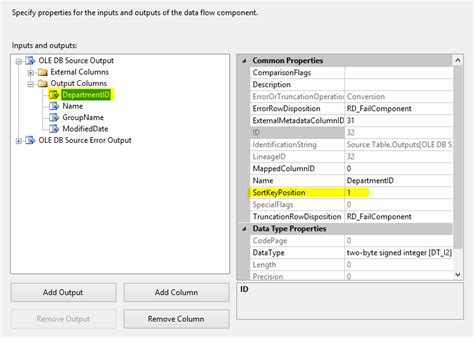 Toradh íomhá ar Update Table Using SSIS