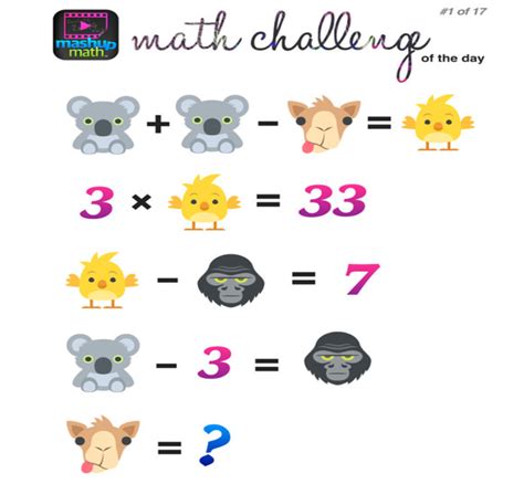 Image result for Math Challenge Questions