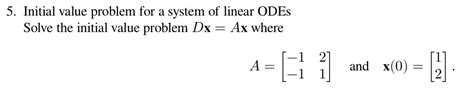 Image result for Ode Initial Value Problem