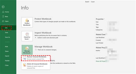 Recover Overwritten Excel File માટે ઇમેજ પરિણામ