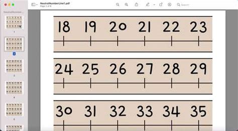 Printable Negative Number Line for Display Free に対する画像結果