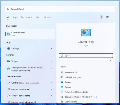 Image result for Control Panel Clean