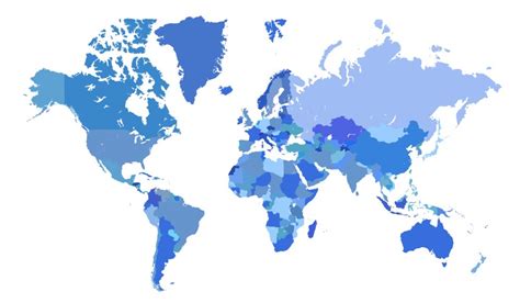 Image result for World Map Vector Modern Blue