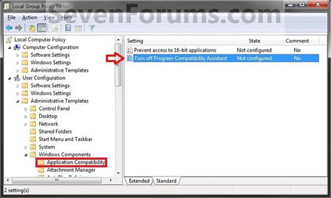 Program Compatibility Assistant に対する画像結果
