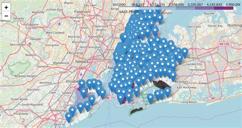Folium Python Density に対する画像結果