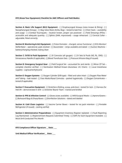 AMC Checklist Format に対する画像結果