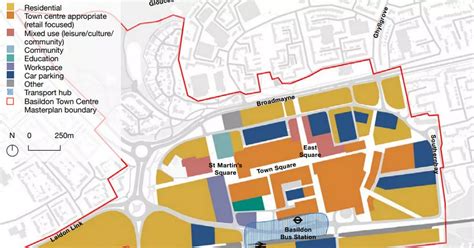 Image result for Basildon Borough Map