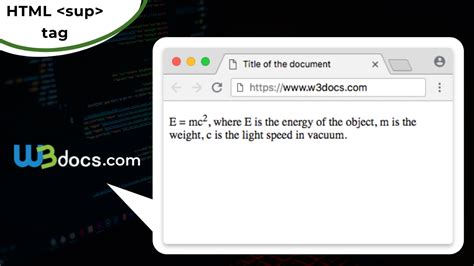 Image result for SUP Tag HTML