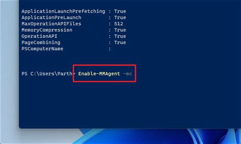Disable Memory Compression に対する画像結果