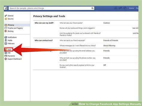 Image result for Settings Menu for Facebook