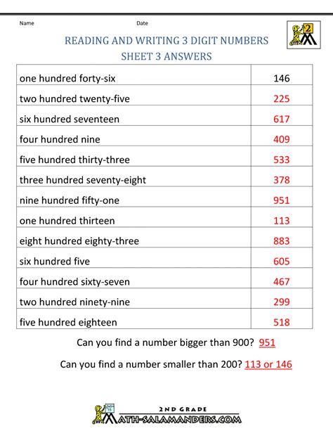 Image result for 5 Digit Number Names Worksheet