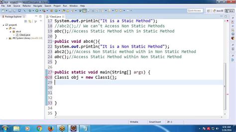 Afbeeldingsresultaten voor Program of Static in Non Static Method in Java