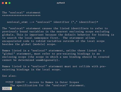 Image result for What Is Non-Local Do in Python