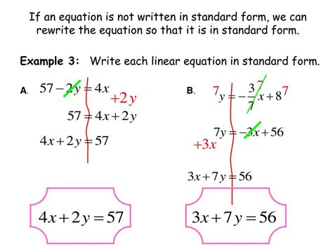 Image result for Solving Linear Equations in Standard Form Worksheet
