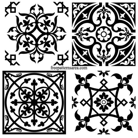 Image result for Tile Stencil Patterns